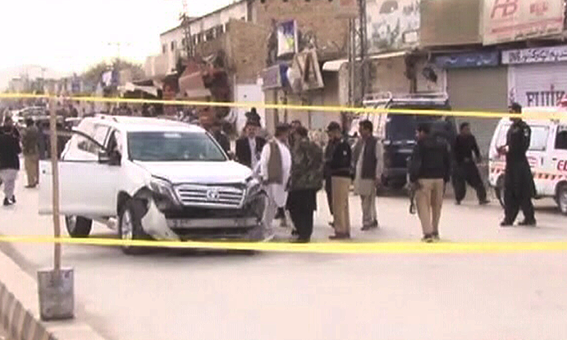 کوئٹہ، سیکیورٹی فورسز کی گاڑی پر خودکش حملہ، 4 افراد شہید