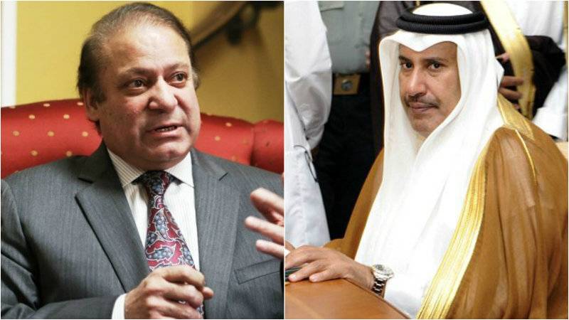 قطری شہزادے کی لاہور آمد، نواز شریف سے ملاقات جاری