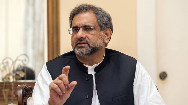 حکومت اپنی مدت پوری کریگی ٗ جون میں عبوری حکومت بنے گی : شاہد خاقان عباسی