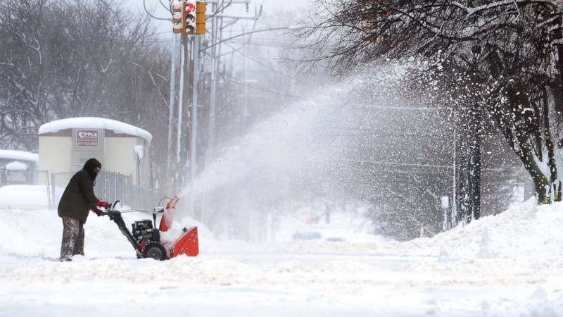 امریکامیں 65انچ برف باری،60سالہ ریکارڈ ٹوٹ گیا