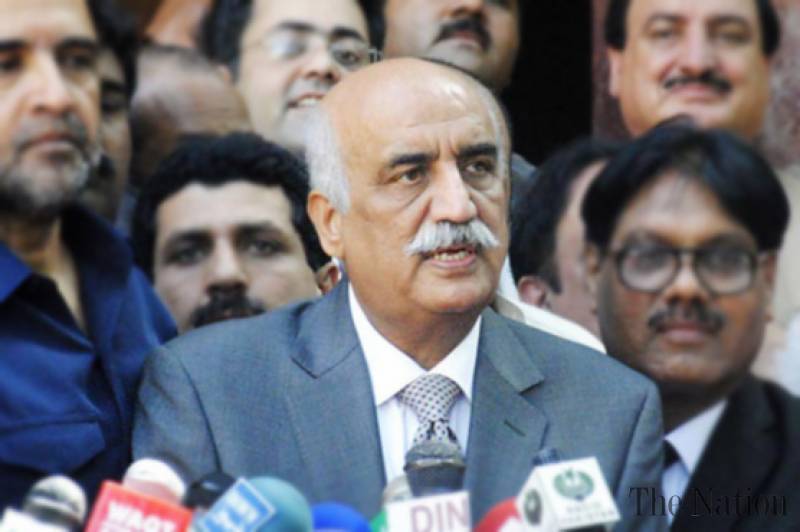 ٹرمپ کی ٹویٹ پر پارلیمنٹ کا اجلاس بلا کر بات ہونی چاہیے : خورشید شاہ 