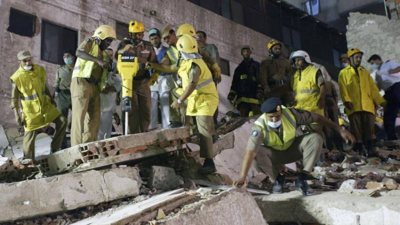 سعودی عرب میں زیر تعمیر عمارت گر نے سے دو پاکستانی ہلاک 