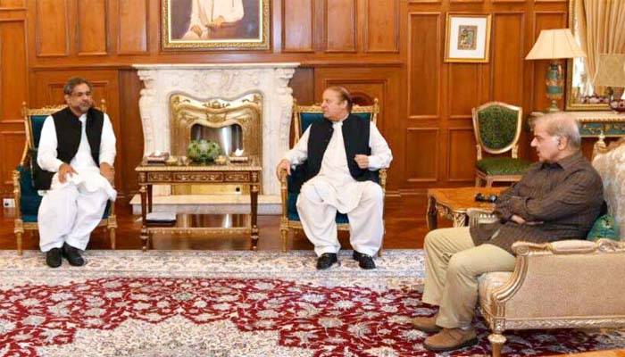 نواز شریف کی زیرصدارت (ن) لیگ کا اہم اجلاس جاری