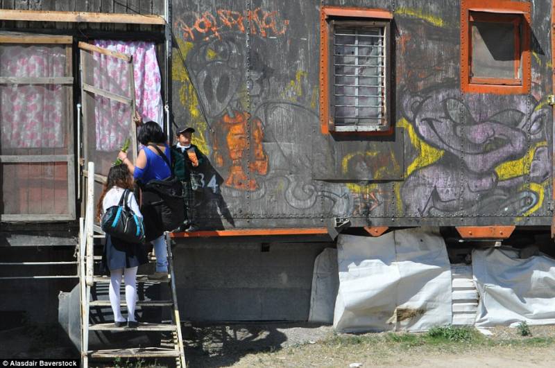 ﻿ ﻿ میکسیکو میں ریل گاڑی کے ڈبے میں پرائمری اسکول قائم