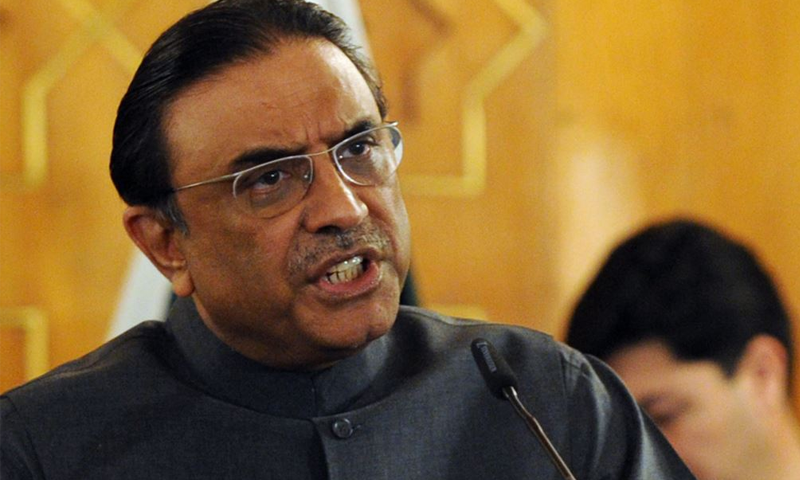 آصف زرداری کا راؤ انوار کے سوال پر جواب دینے سے گریز 