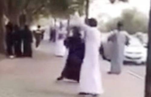 سعودی لڑکے اور لڑکی کا سر عام سڑک پر رقص ، گرفتاری کا حکم جاری 