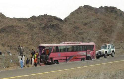 سعودی عرب بس حادثے میں 32 پاکستانی اور بھارتی شہری زخمی 