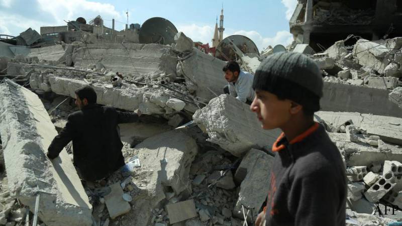 دمشق: غوطہ میں جاں بحق ہونیوالوں کی تعداد 600 سے زائد ہو گئی