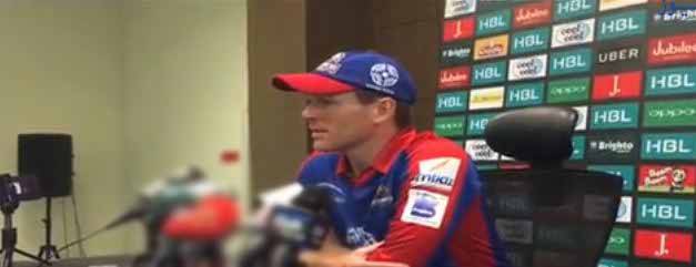 ناقص باﺅلنگ شکست کی وجہ بنی،مستقبل میں بھی پی ایس ایل کھیلنے کا خواہشمند ہوں:ایوئن مورگن
