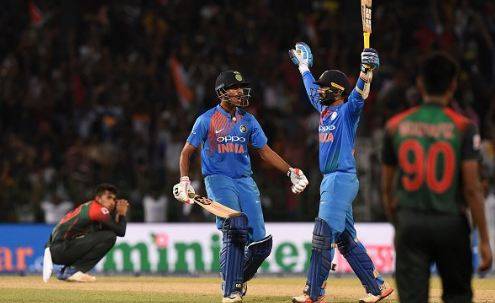 بھارت کی سنسنی خیز مقابلے کے بعد بنگلہ دیش کو 4 وکٹوں سے شکست 