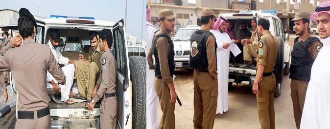سعودی عرب میں غیر قانونی تارکین کےخلاف مہم جاری ، 4 ماہ میں 7لاکھ 93 ہزار گرفتار