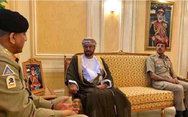 آرمی چیف کی عمان کے وزیر دفاع سے ملاقات، باہمی دلچسپی، دفاع پر تبادلہ خیال