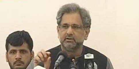 وزیراعظم شاہد خاقان نے سینیٹ کا چیئرمین متفقہ طور پر لانے کا مطالبہ کردیا