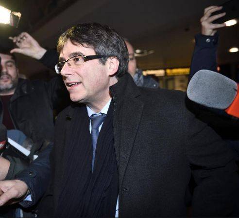 سپین کو بغاوت کے مقدمے میں مطلوب کاتالونیا کے سابق صدر جرمنی سے گرفتار