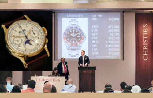 دبئی میں نیلامی کے دوران ایک گھڑی 10 کروڑ روپے میں فروخت