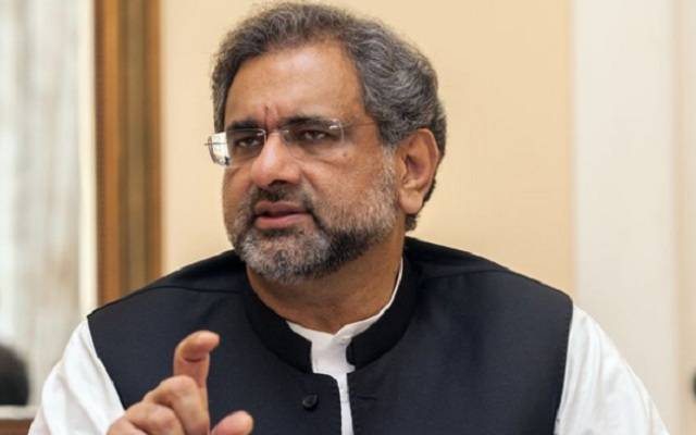 زرداری اور عمران ٹی وی پر آکر کہہ دیں ہم نے ووٹ نہیں خریدے: شاہد خاقان عباسی