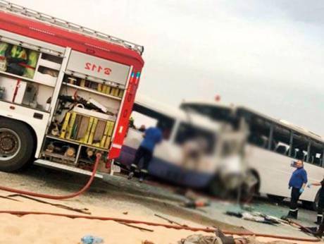 کویت میں 2 بسوں میں تصادم،3 پاکستانیوں سمیت 15 افراد جاں بحق