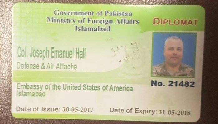 امریکی سفارتکار کا نام ای ایس ایل میں نہ شامل کرنے کا فیصلہ 
