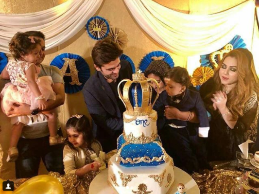 احمد شہزاد کے بیٹے کی سالگرہ،کرکٹرز اور شوبز شخصیات کی شرکت 