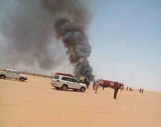 کارگو طیارہ گرنے سے لیبیا میں پائلٹ سمیت 3 افراد ہلاک
