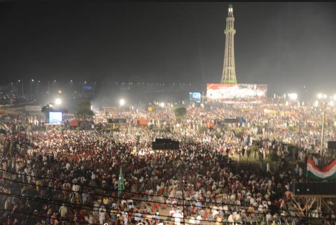 29 اپریل مینار پاکستان جلسہ: پی ایچ اے کا پی ٹی آئی کو بھاری جرمانہ کرنے کا فیصلہ