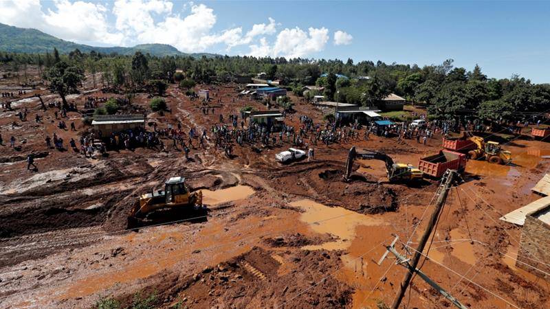 کینیا میں بڑا ڈیم ٹوٹنے سے ہلاکتوں کی تعداد 45 تک جا پہنچی