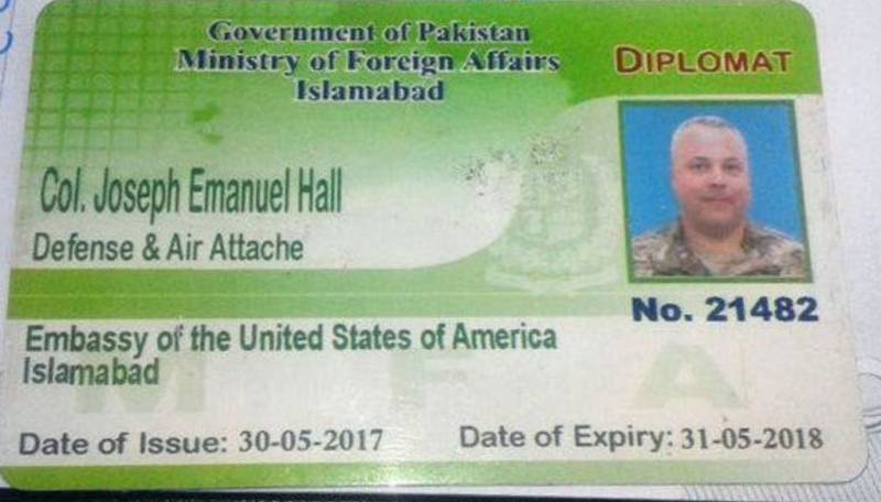 امریکی ملٹری اتاشی کرنل جوزف خصوصی طیارے سے امریکا روانہ 