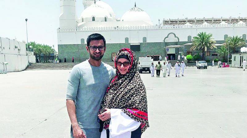 شعیب ملک ، ثانیہ مرزا نے عمرہ کی سعادت حاصل کر لی