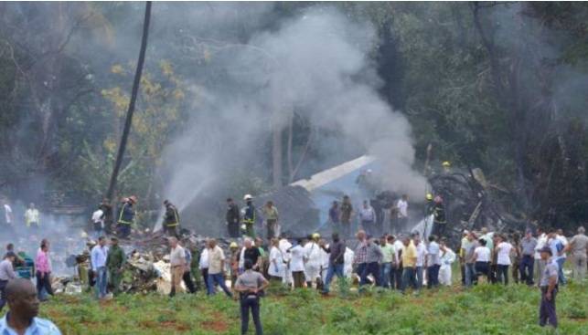 کیوبا میں مسافر طیارہ گر کر تباہ، بڑی تعداد میں ہلاکتوں کا خدشہ
