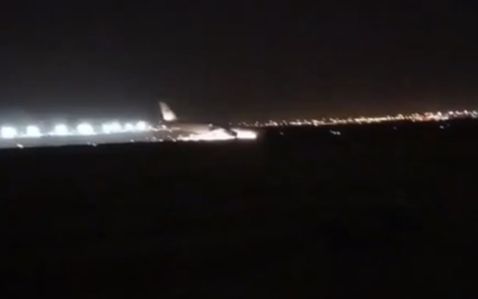 جدہ ایئرپورٹ پر سعودی طیارے کی ہنگامی لینڈنگ