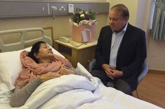 نواز شریف کا عیدالفطر اہلیہ بیگم کلثوم نواز کیساتھ منانے کا فیصلہ