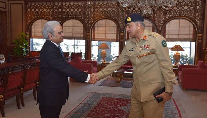 نگران وزیراعظم سے آرمی چیف کی ملاقات، اہم امور پر تبادلہ خیال