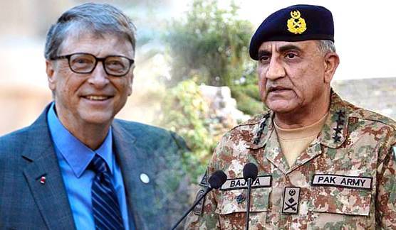 بل گیٹس کا آرمی چیف کو ٹیلی فون، کامیاب انسداد پولیو مہم پر پاک فوج کے کردار کو سراہا