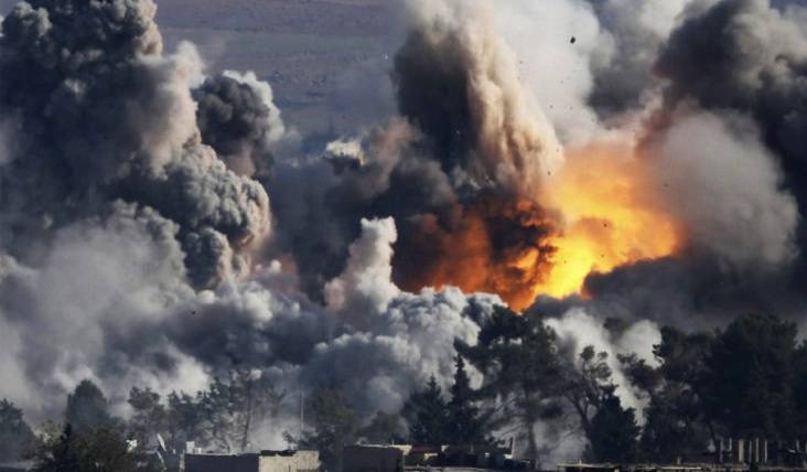 شام کے صوبہ ادلب میں فضائی بمباری کے نتیجے میں 44 افراد ہلاک