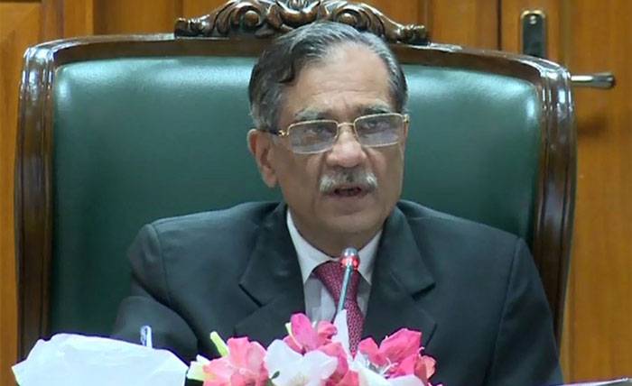 لاہور: چیف جسٹس کا فاؤنٹین ہاؤس کا دورہ، ایک لاکھ روپے کا عطیہ