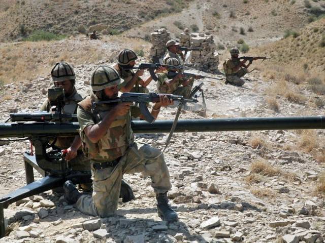 پاک فوج کا جنوبی وزیرستان میں آپریشن، 6 دہشت گرد مارے گئے