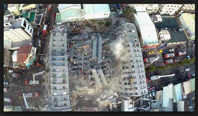 چین میں 15منزلہ ہوٹل کی عمارت دھماکاخیزمواد سے زمین بوس