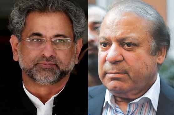 نواز شریف ، شاہد خاقان عباسی کیخلاف بغاوت کے مقدمے کی درخواست