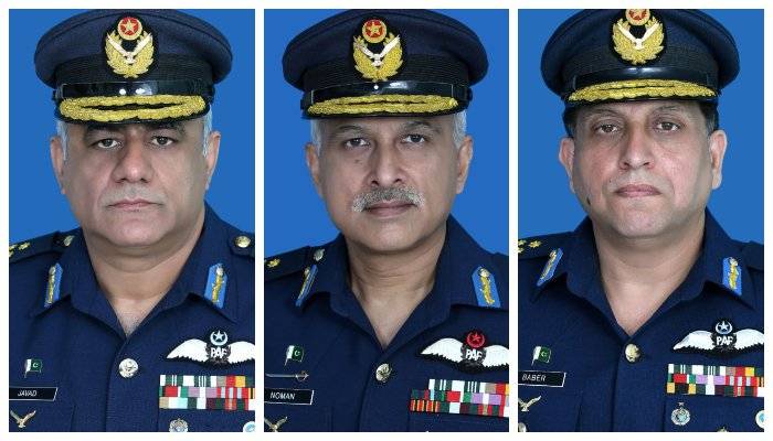 پاک فضائیہ کے تین افسران کی ایئر مارشل کے عہدے پر ترقی