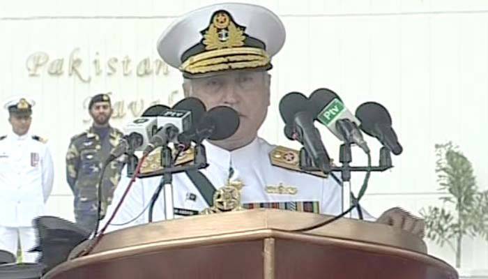 پاکستان کی امن کی خواہش کو کمزوری نہ سمجھا جائے، سربراہ پاک بحریہ