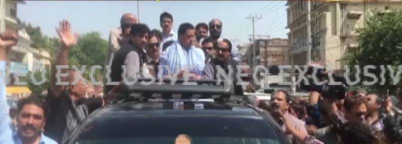 کیپٹن(ر)صفدر نے راولپنڈی میں گرفتار ی دیدی
