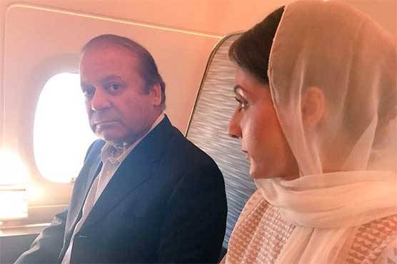 نواز شریف اور مریم نواز ابوظہبی پہنچ گئے