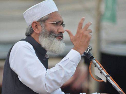 جماعت اسلامی کے امیر سراج الحق کی انتخابی ریلی پر پتھراﺅ اور فائرنگ،5 افراد زخمی