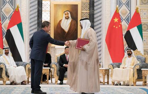 امارات اور چین کے درمیان 13معاہدوں پر دستخط