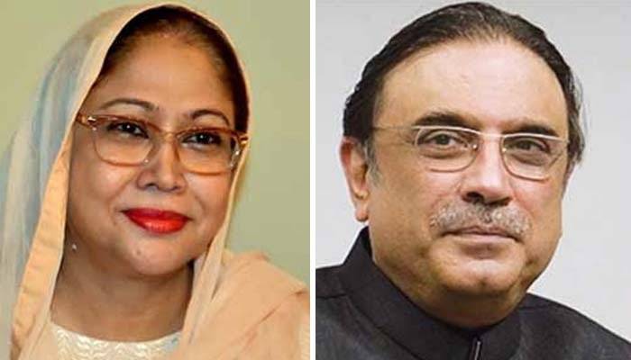 منی لانڈرنگ کیس: آصف زرداری اور فریال تالپور مفرور قرار