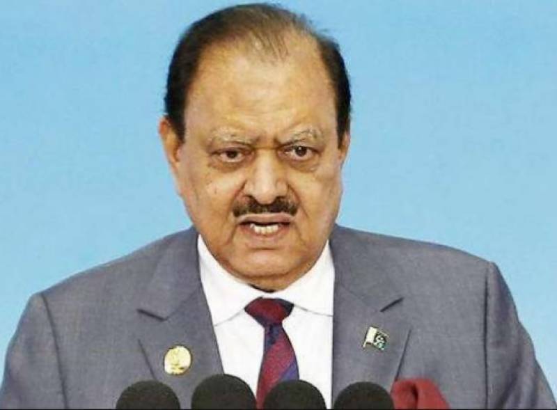 صدرممنون حسین کا نوازشریف کی خرابی صحت سے متعلق خبروں پر اظہار تشویش