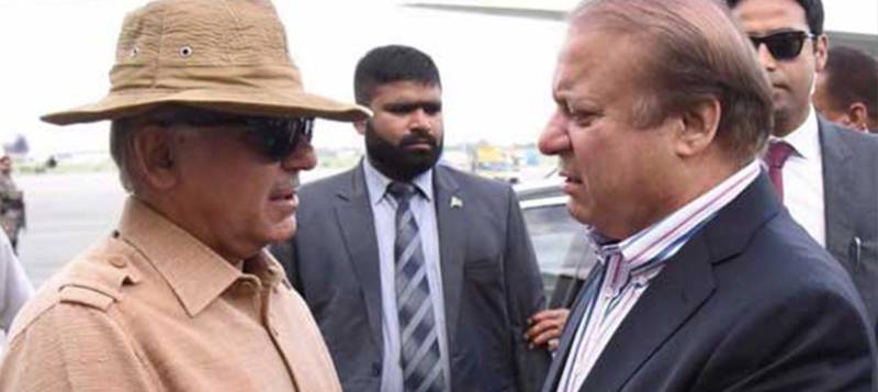 شہباز شریف کی اڈیالہ جیل میں نواز شریف سے ملاقات