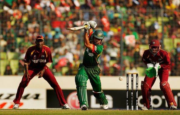 بنگلہ دیش کو ویسٹ انڈیز کے ہاتھوں پہلے میچ میں شکست 