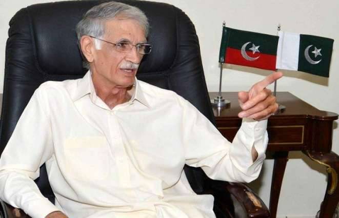 انتخابی مہم کے دوران نازیبا زبان کے استعمال پر پرویز خٹک کی قوم سے معافی