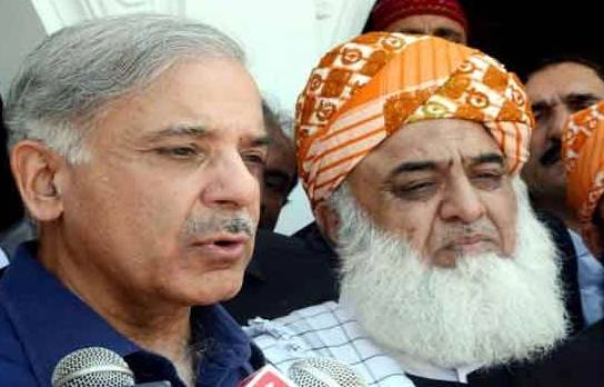  شہباز شریف، فضل الرحمن کے خلاف غداری کے مقدمے کی درخواست